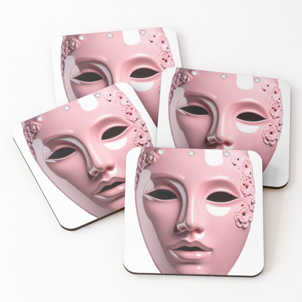 Item preview, mask girl, maschera donna, ceramica,Chica con Máscara designed and sold by ikiglam.