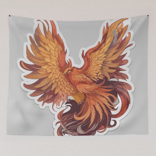 Item preview, Phoenix realistic art  designed and sold by Spirit of Siam.