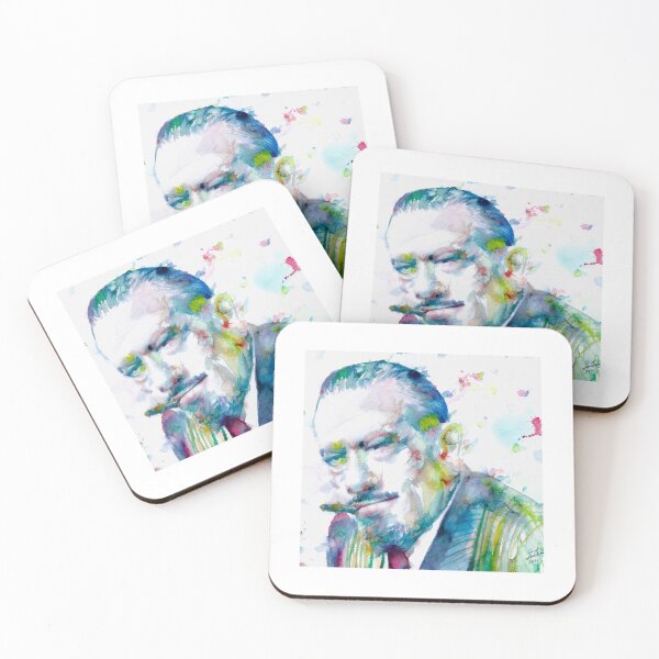 Item preview, JOHN STEINBECK - watercolor  designed and sold by chaseband.