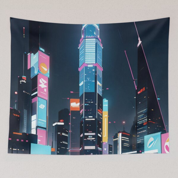 Item preview, cyberpunk city designed and sold by CerresVictoria.