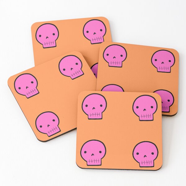Item preview, Barbie Boo - Orange and Pink Candy Skull for Halloween designed and sold by AnimaliaStar.