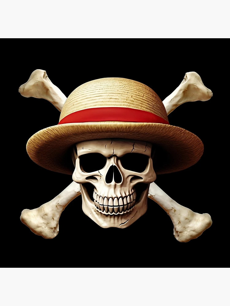 Straw hat jolly roger  Art Print for Sale by ayesha6obessie