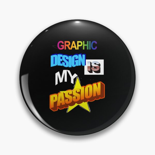 Item preview, Graphic Design Is My Passion WordArt Pun Meme Classic designed and sold by srdjansoterar.