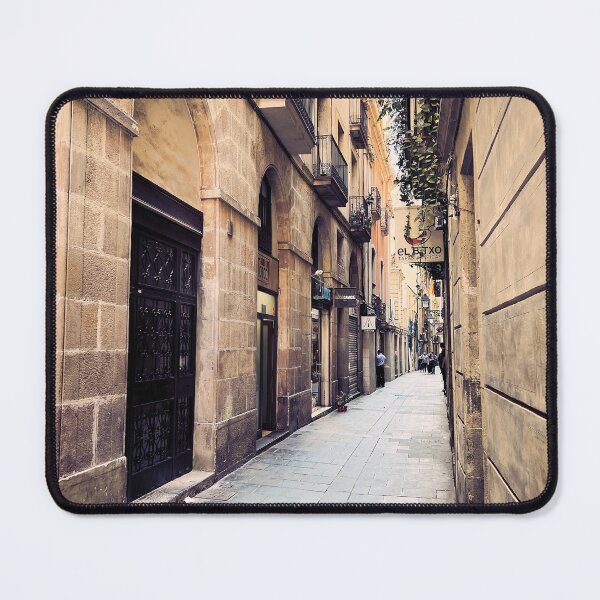 Item preview, Old town street in Barcelona designed and sold by Sasas Design.