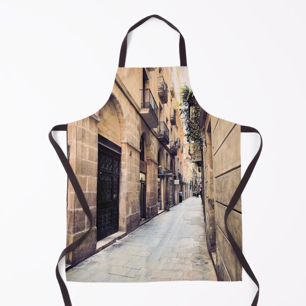 Item preview, Old town street in Barcelona designed and sold by Sasas Design.