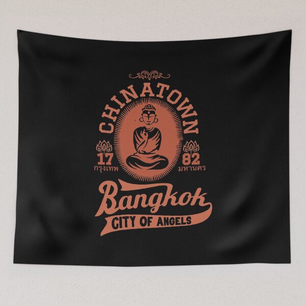 Item preview, Vintage Bangkok Buddha Logo - Retro Thai Shirt Design designed and sold by Boogosh.
