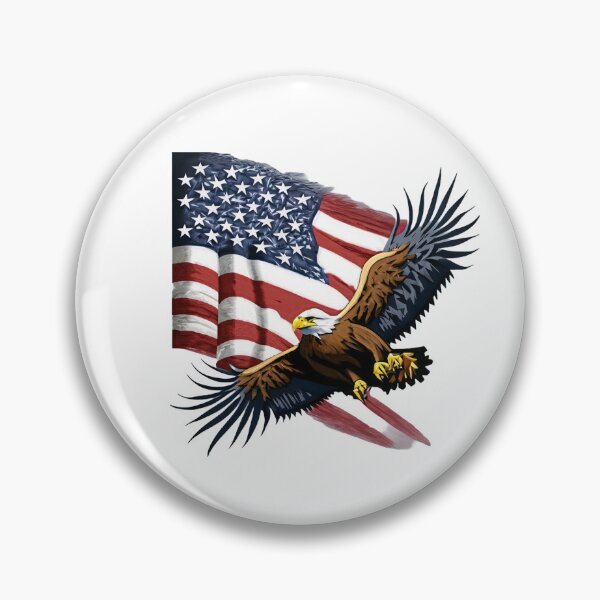 Item preview, US eagle on flag designed and sold by MSPicArt.
