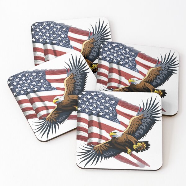 Item preview, US eagle on flag designed and sold by MSPicArt.