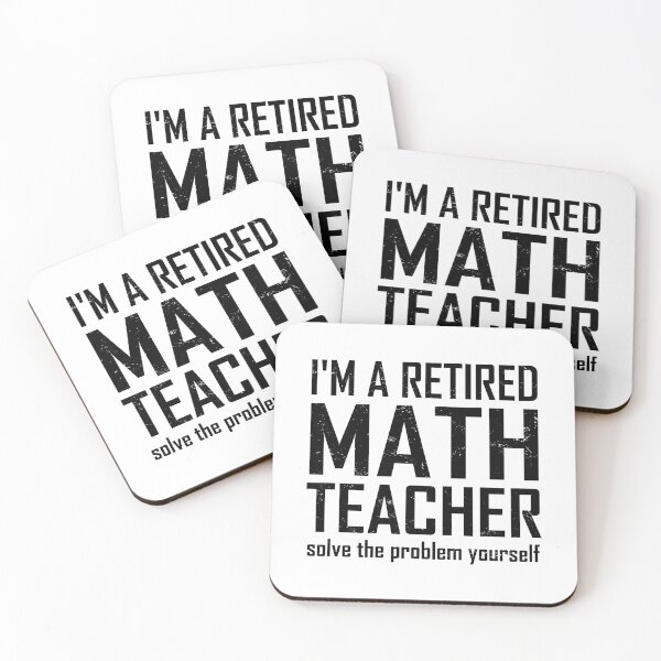 Item preview, Retired Math Teacher designed and sold by HandicraftArt.