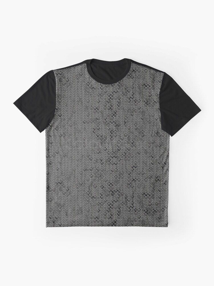 chainmail print t shirt