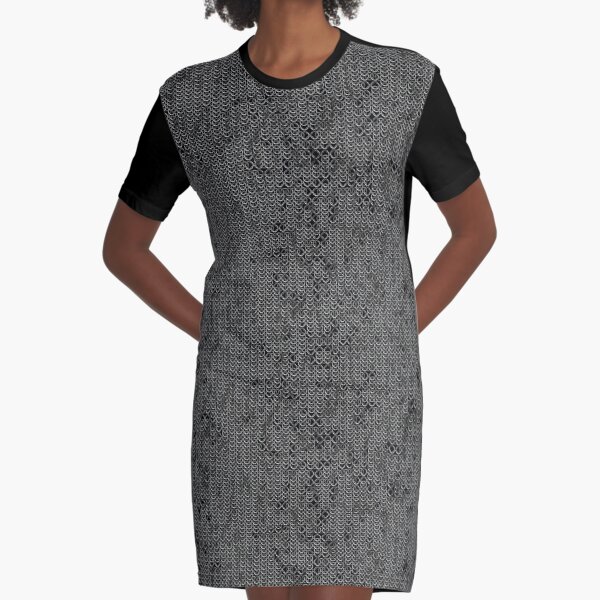 Chainmail Graphic T-Shirt Dress