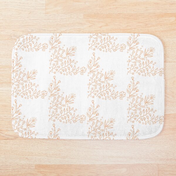 Item preview, Orange Floral Design designed and sold by HerLyfestyle.