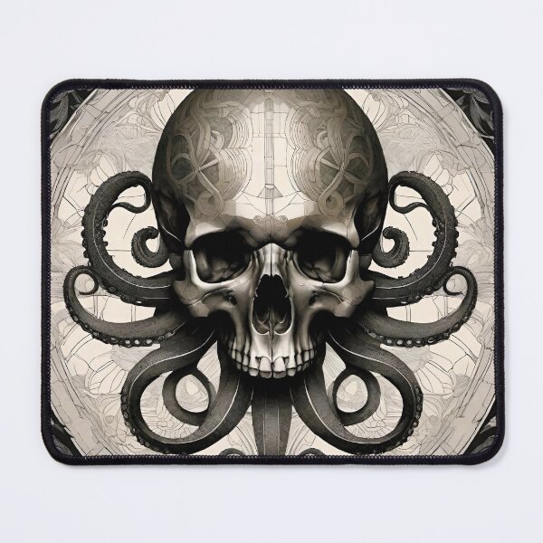 Item preview, Skull & Tenticles designed and sold by Psy-Dye-AI.