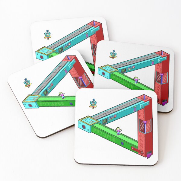 Item preview, Commander Keen impossible triangle structure. designed and sold by Chromango.