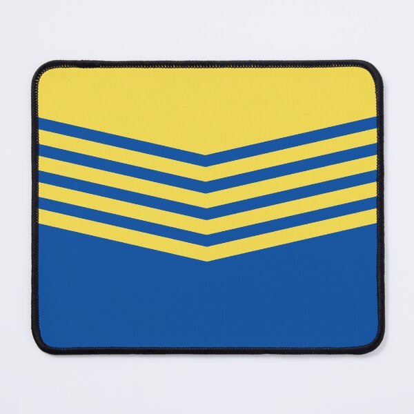 Item preview, Leeds Retro 1979 Blue White Yellow Chevrons designed and sold by Sporting Colour.