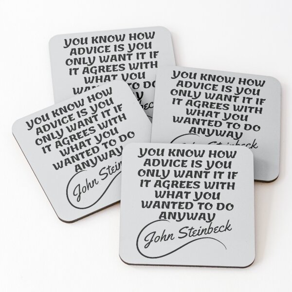 Item preview, John Steinbeck Quotes  designed and sold by gagarinfran.
