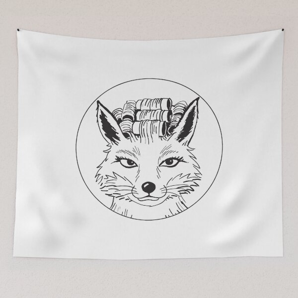 Item preview, O.G. Foxy in curlers designed and sold by chknman.