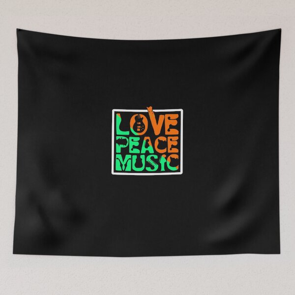 Item preview, Love peace music band guitar concert festival   designed and sold by Diegrisian.