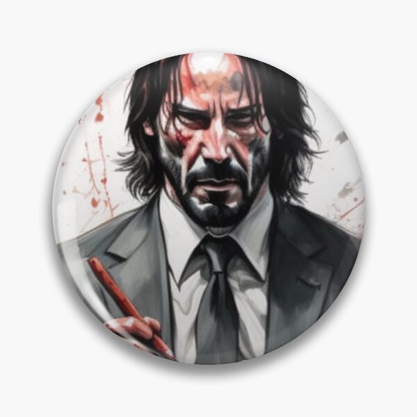 Item preview, John Wick holding a pencil designed and sold by AcioMac.