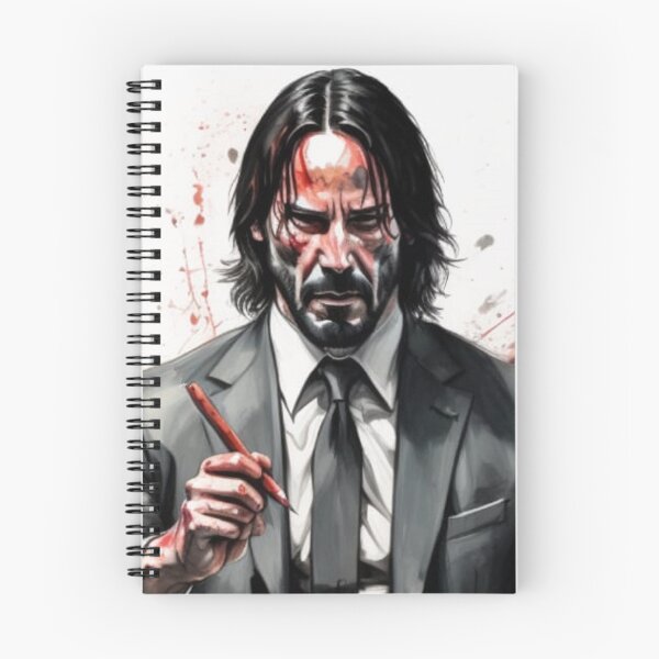 Item preview, John Wick holding a pencil designed and sold by AcioMac.