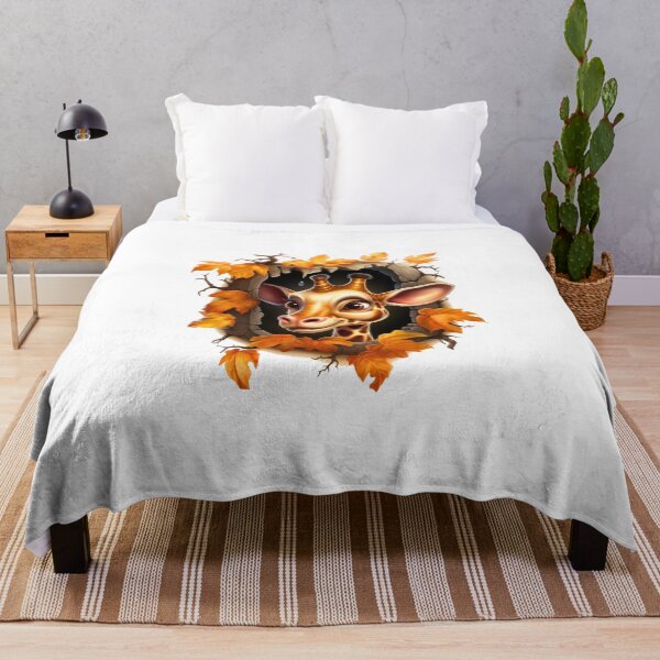 Item preview, Cartoon Giraffe's Halloween Giggle Tee designed and sold by Moisky Patterns.
