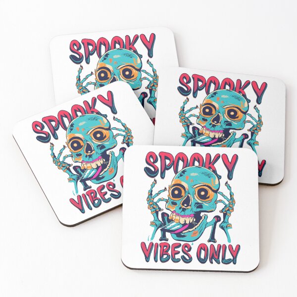 Item preview, Spooky Vibes Only Halloween design Skull artwork designed and sold by TheSaif.