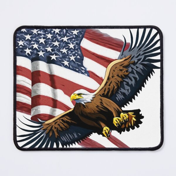 Item preview, US eagle on flag designed and sold by MSPicArt.