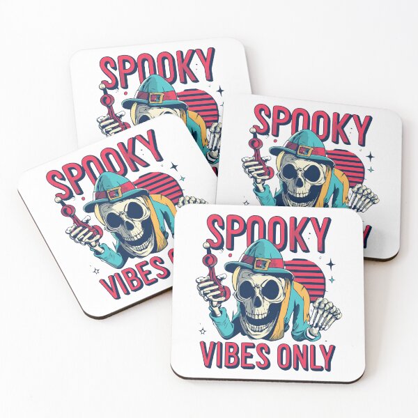 Item preview, Spooky Vibes Only Halloween design Skull artwork hd designed and sold by TheSaif.