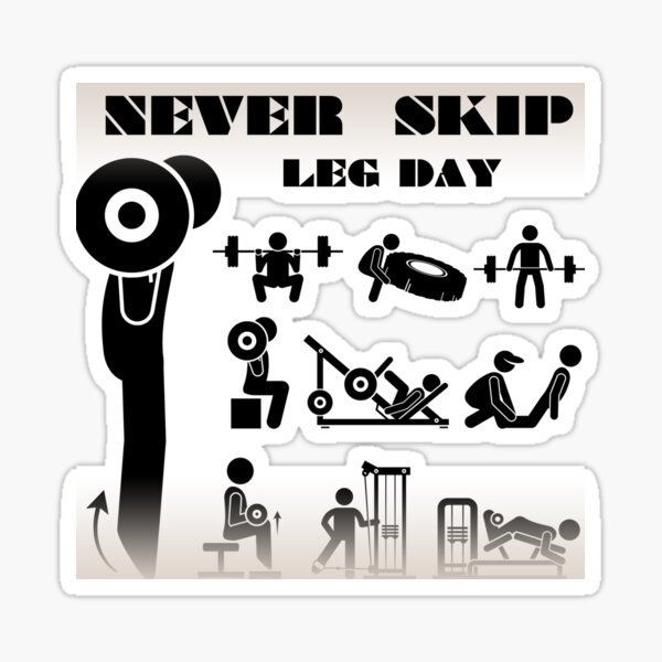 Dia De Leg Day Sticker by Move Wellness Mx for iOS & Android