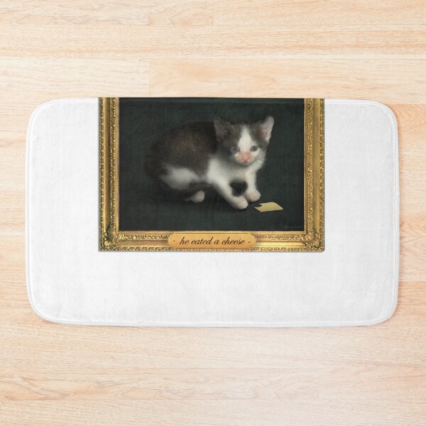 Item preview, he eated a cheese cat meme portrait Classic designed and sold by asnnyshemkok.