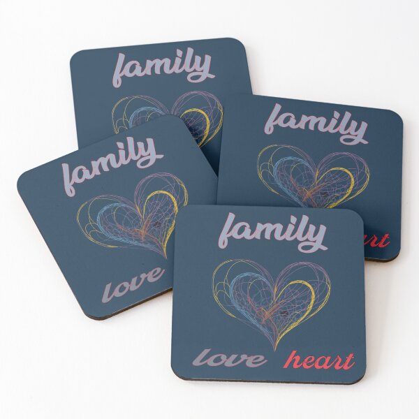 Item preview, family love heart designed and sold by krishana3d.