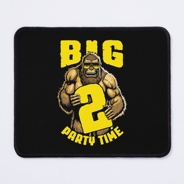 Item preview, Bigfoot 2nd Birthday Funny Big Party Time 2 Year Old Kids designed and sold by GrandeDuc.
