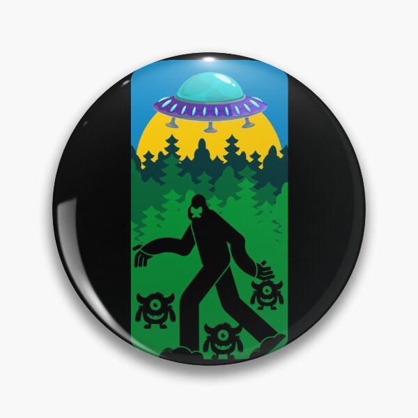 Item preview, Funny Alien And Bigfoot designed and sold by ArtisShops.