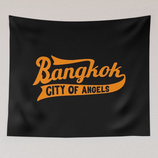 Item preview,  Orange Bangkok Lettering - City of Angels designed and sold by Boogosh.