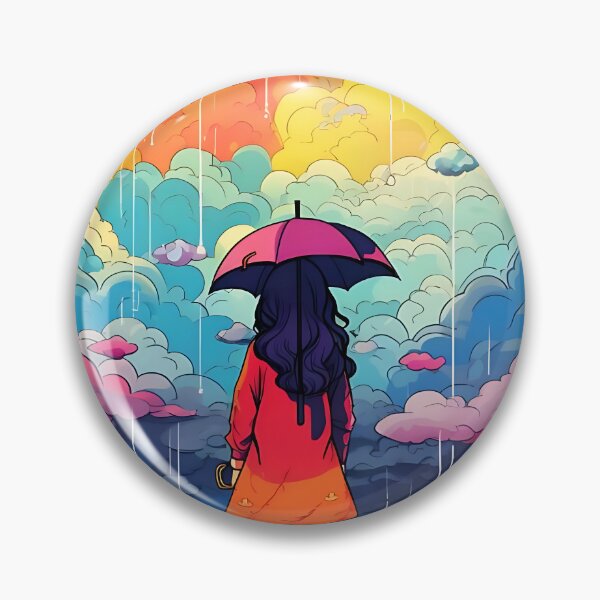 Item preview, Colorful rainy day designed and sold by ArrangedDesigns.
