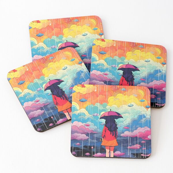 Item preview, Colorful rainy day designed and sold by ArrangedDesigns.