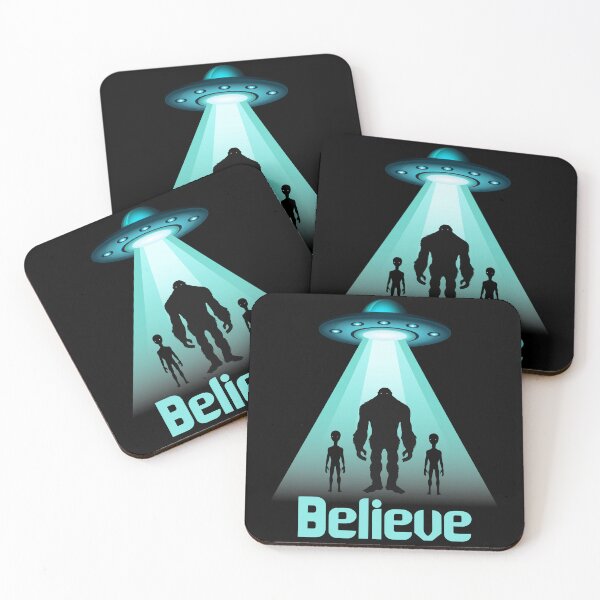 Item preview, Alien And Bigfoot Believe designed and sold by ArtisShops.