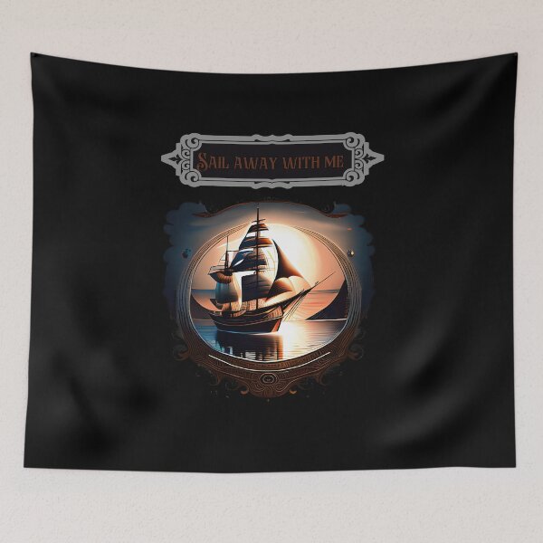 Item preview, VINTAGE SAIL AWAY WITH ME 2 designed and sold by justyna-s28.