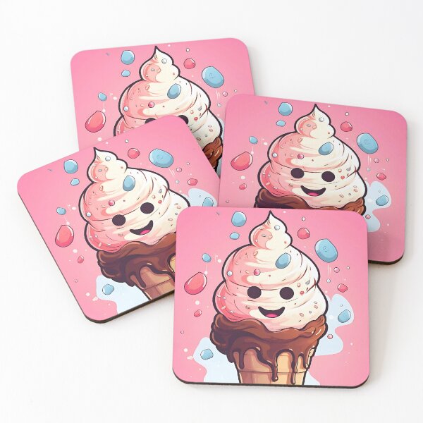 Item preview, Smiley cones in pink paradise designed and sold by ArrangedDesigns.
