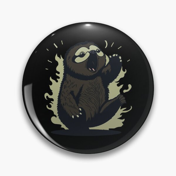 Item preview, Cute Yawning Sloth Yellow designed and sold by Getup-clothing.