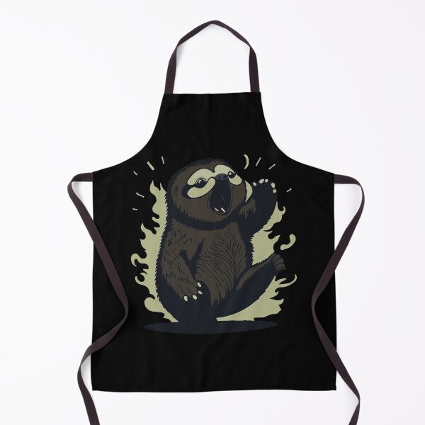 Item preview, Cute Yawning Sloth Yellow designed and sold by Getup-clothing.