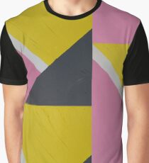 Colourblock - pink, yellow, slate grey Graphic T-Shirt