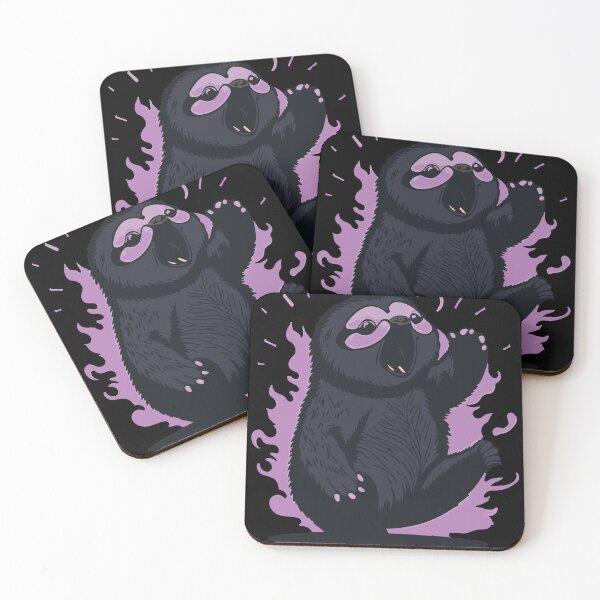 Item preview, Cute Yawning Sloth Pink designed and sold by Getup-clothing.