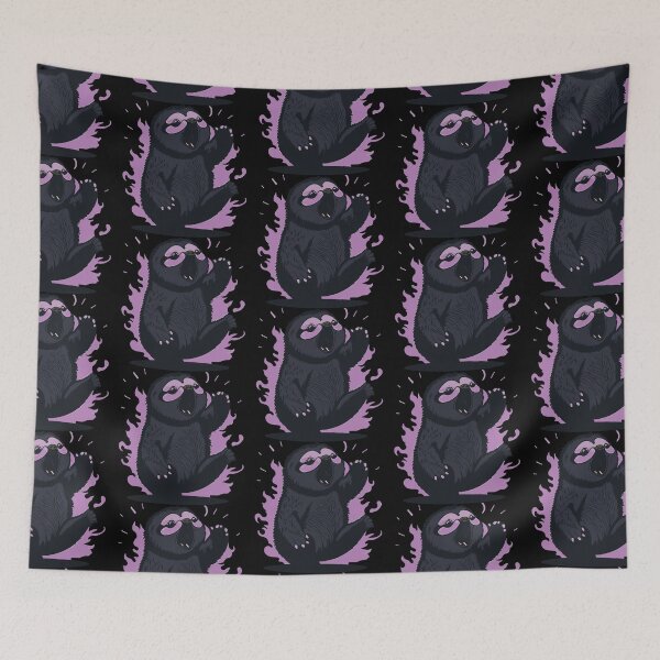 Item preview, Cute Yawning Sloth Pink designed and sold by Getup-clothing.