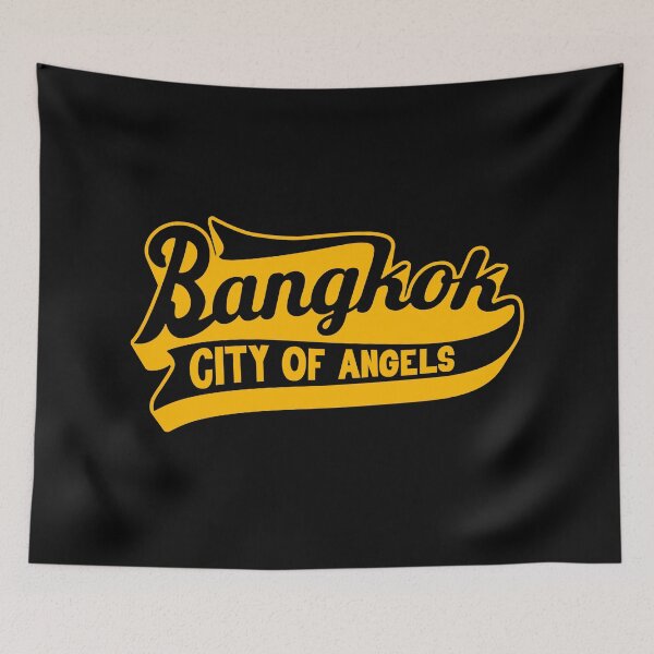 Item preview, Yellow Bangkok Lettering - City of Angels designed and sold by Boogosh.