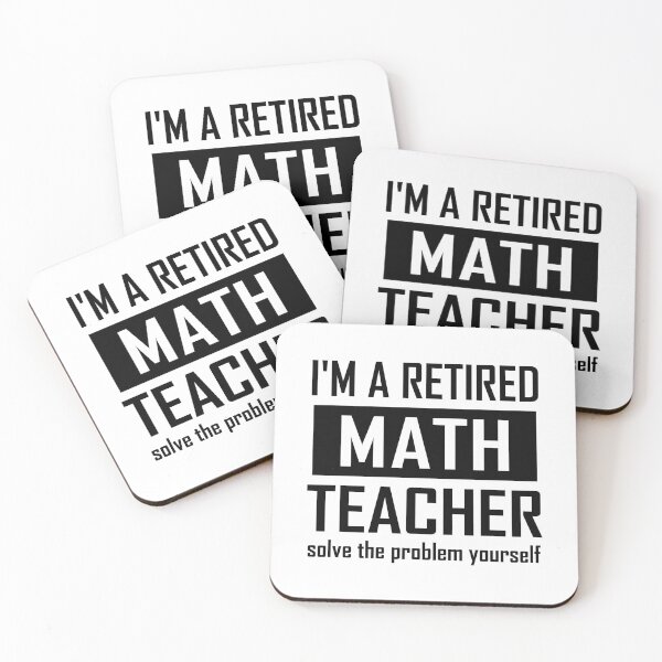 Item preview, Retired Math Teacher designed and sold by HandicraftArt.