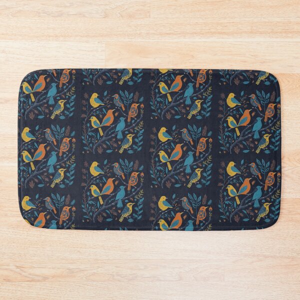 Item preview, Morning Dawn Chorus Birds Blue designed and sold by Getup-clothing.