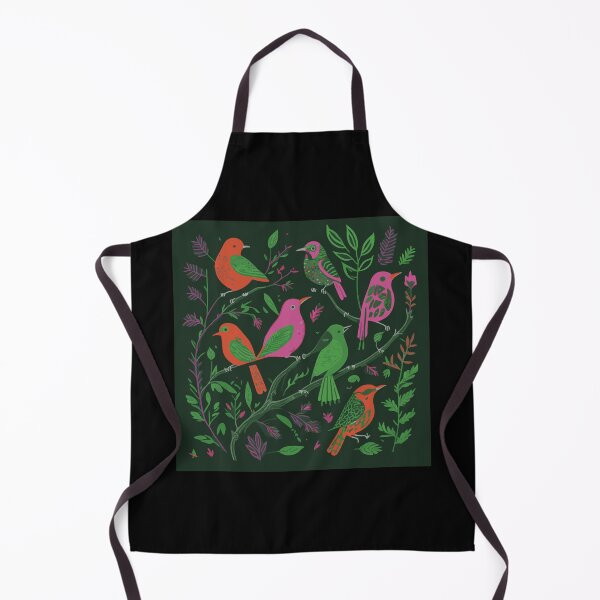 Item preview, Morning Dawn Chorus Birds Green designed and sold by Getup-clothing.