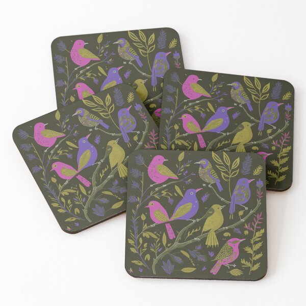 Item preview, Morning Dawn Chorus Birds Yellow designed and sold by Getup-clothing.