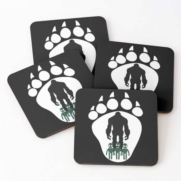 Item preview, Alien And Bigfoot designed and sold by ArtisShops.